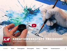Tablet Screenshot of kreativ-werkstatt-troisdorf.eu
